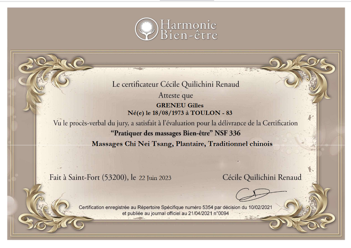 Certificat 1