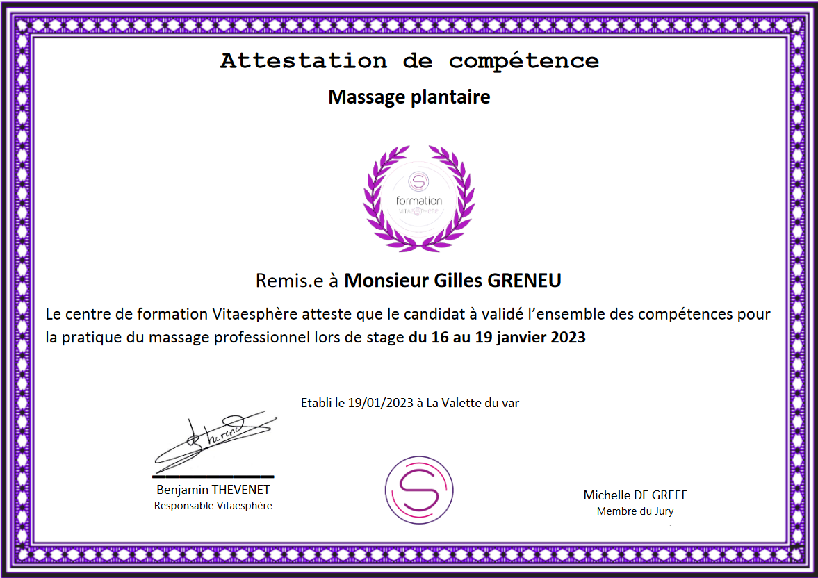 Certificat 8