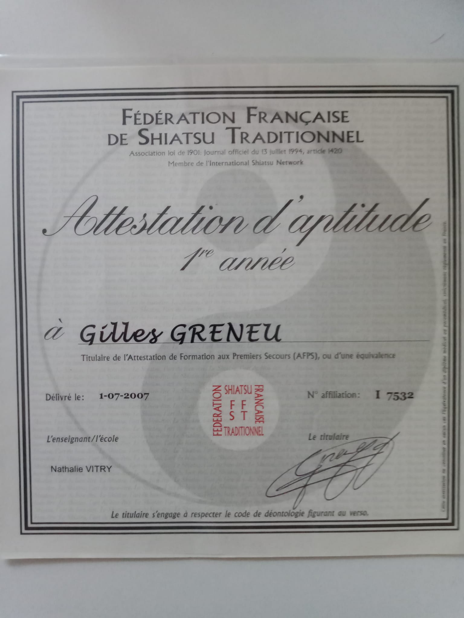 Certificat 2